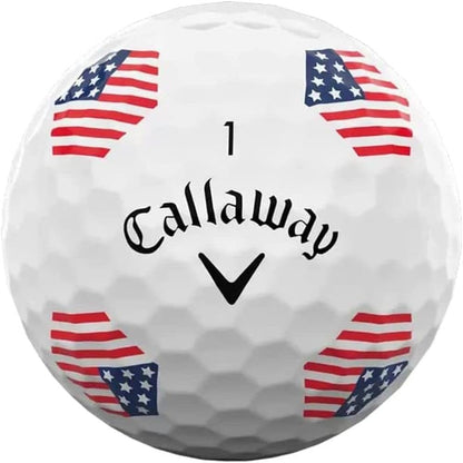 Golf 2022 Chrome Soft Golf Balls (True Track (Red/Blue)
