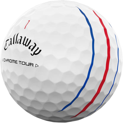 Callaway Chrome Tour Golf Balls: Hyper Fast Core, Triple Track Alignment, Tour Performance