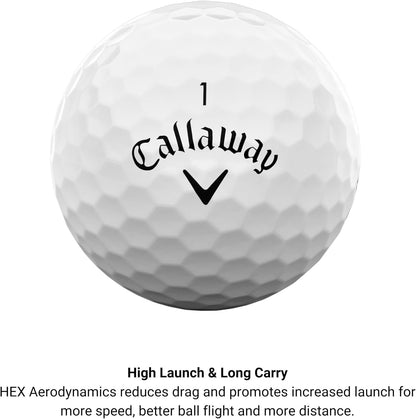 Callaway Warbird Golf Balls: Maximum Distance, High Speed, Enhanced Feel