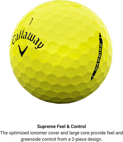 Callaway Warbird Golf Balls: Maximum Speed, Distance, and Control