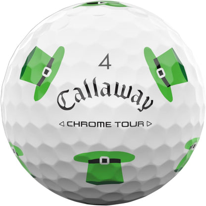 Callaway Chrome Tour Golf Balls: Hyper Fast Core, Triple Track Alignment, Tour Performance
