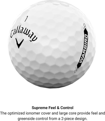Callaway Warbird Golf Balls: Maximum Distance, High Speed, Enhanced Feel