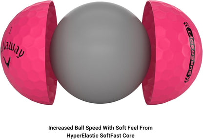 Callaway Supersoft Golf Balls: Maximize Distance, Soft Feel, Control for All Golfers