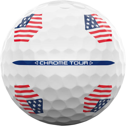 Callaway Chrome Tour Golf Balls: Hyper Fast Core, Triple Track Alignment, Tour Performance