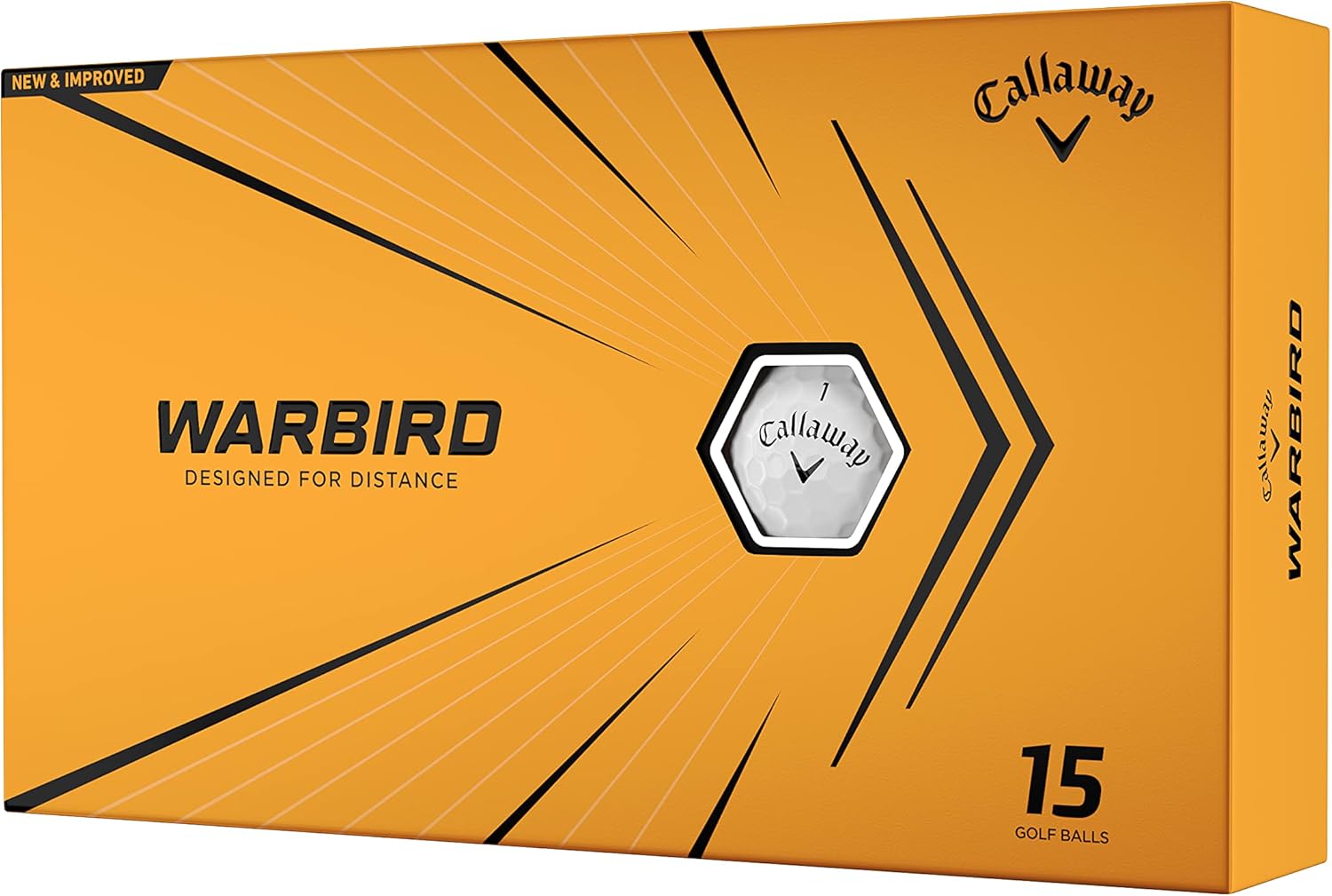Callaway Warbird Golf Balls: Maximum Distance, High Speed, Enhanced Feel