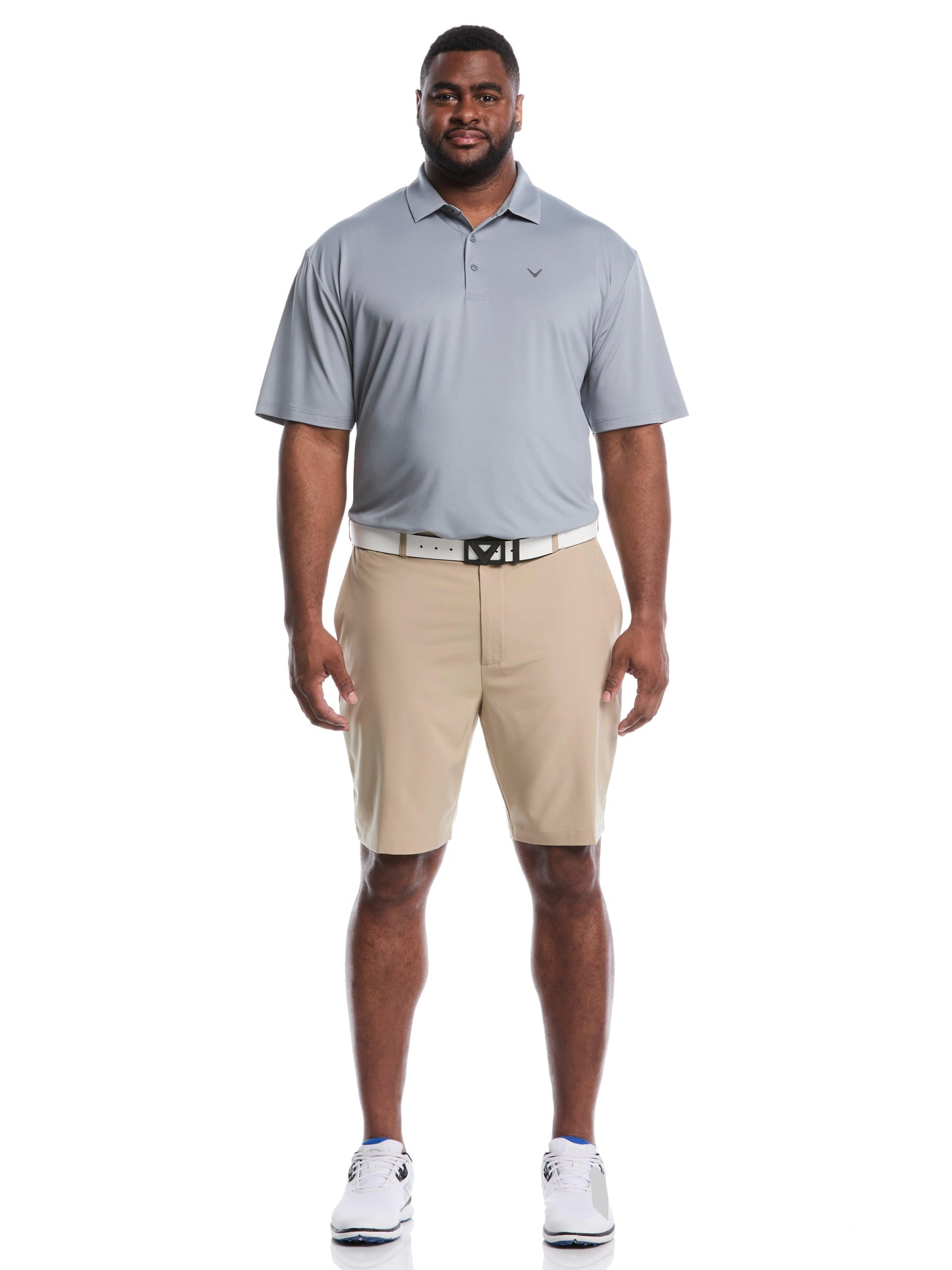 Big & Tall 10" Flat Front Stretch Golf Short