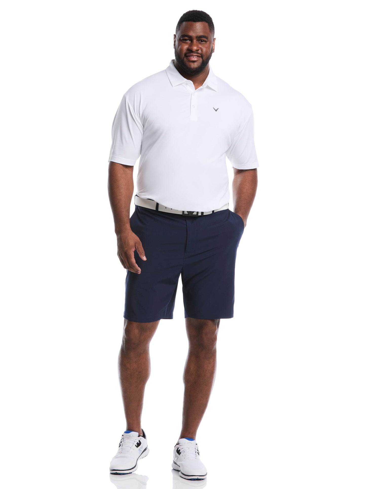 Big & Tall 10" Flat Front Stretch Golf Short