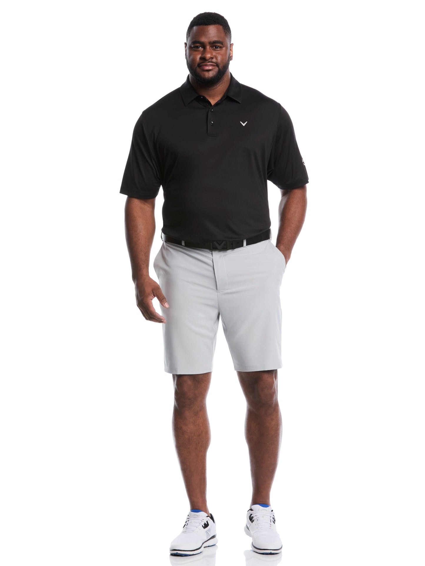 Big & Tall 10" Flat Front Stretch Golf Short