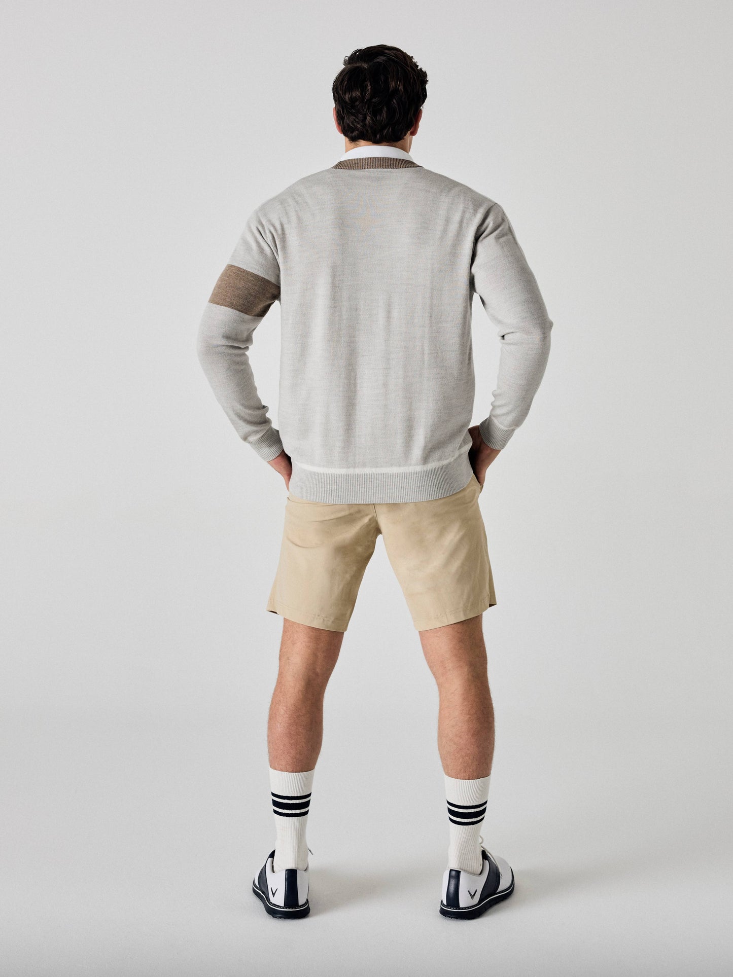 Legacy Collection™ Mens Color Block Golf Cardigan Sweater