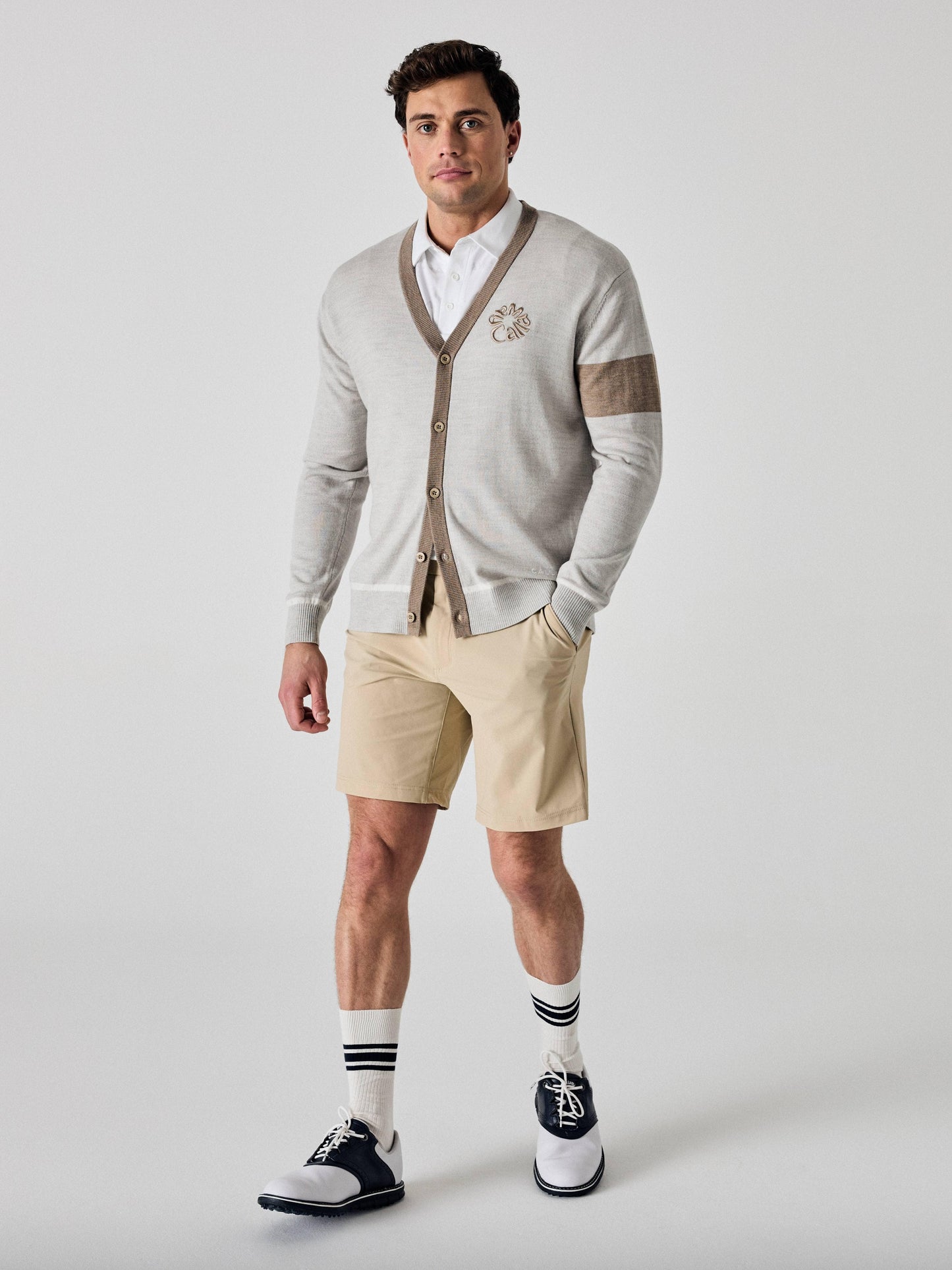 Legacy Collection™ Mens Color Block Golf Cardigan Sweater