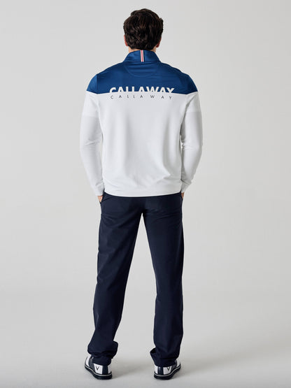 Legacy Collection™ Mens Logo Block 1/4 Zip Golf Sweater
