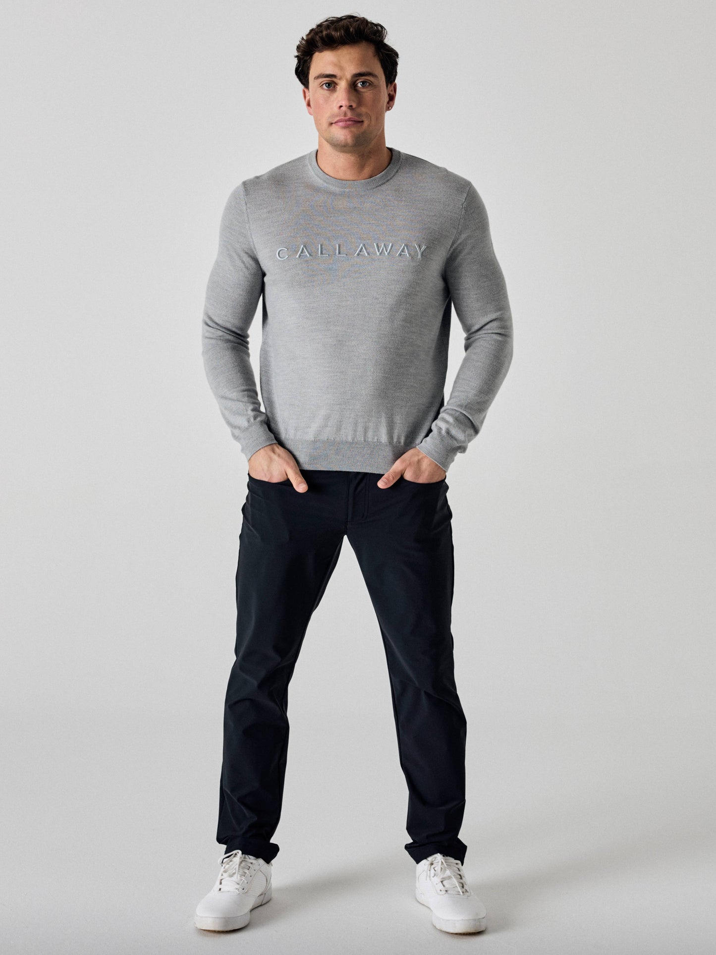 Legacy Collection™ Mens Logo Crew Neck Golf Sweater