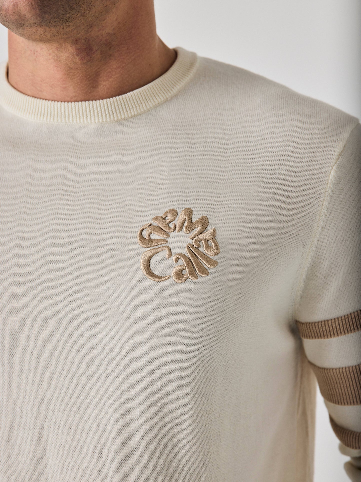 Legacy Collection™ Mens Triple Track Crew Neck Golf Sweater