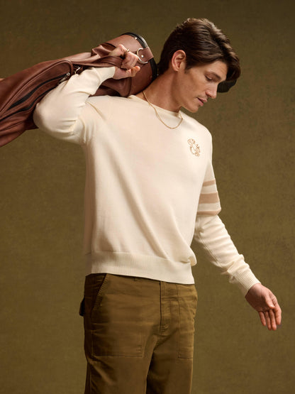 Legacy Collection™ Mens Triple Track Crew Neck Golf Sweater
