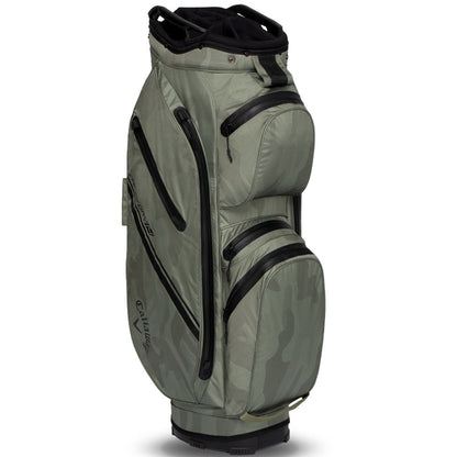 Chase 14 Dry Waterproof Cart Bag - Green Camo