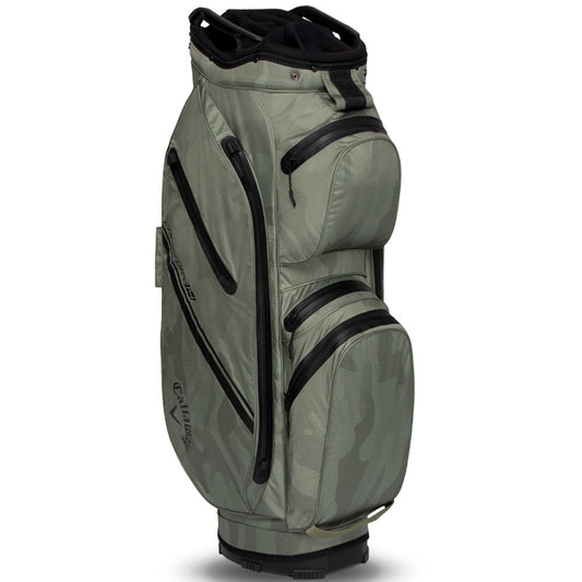 Chase 14 Dry Waterproof Cart Bag - Green Camo