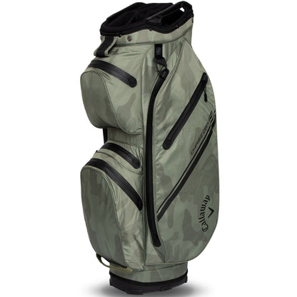 Chase 14 Dry Waterproof Cart Bag - Green Camo