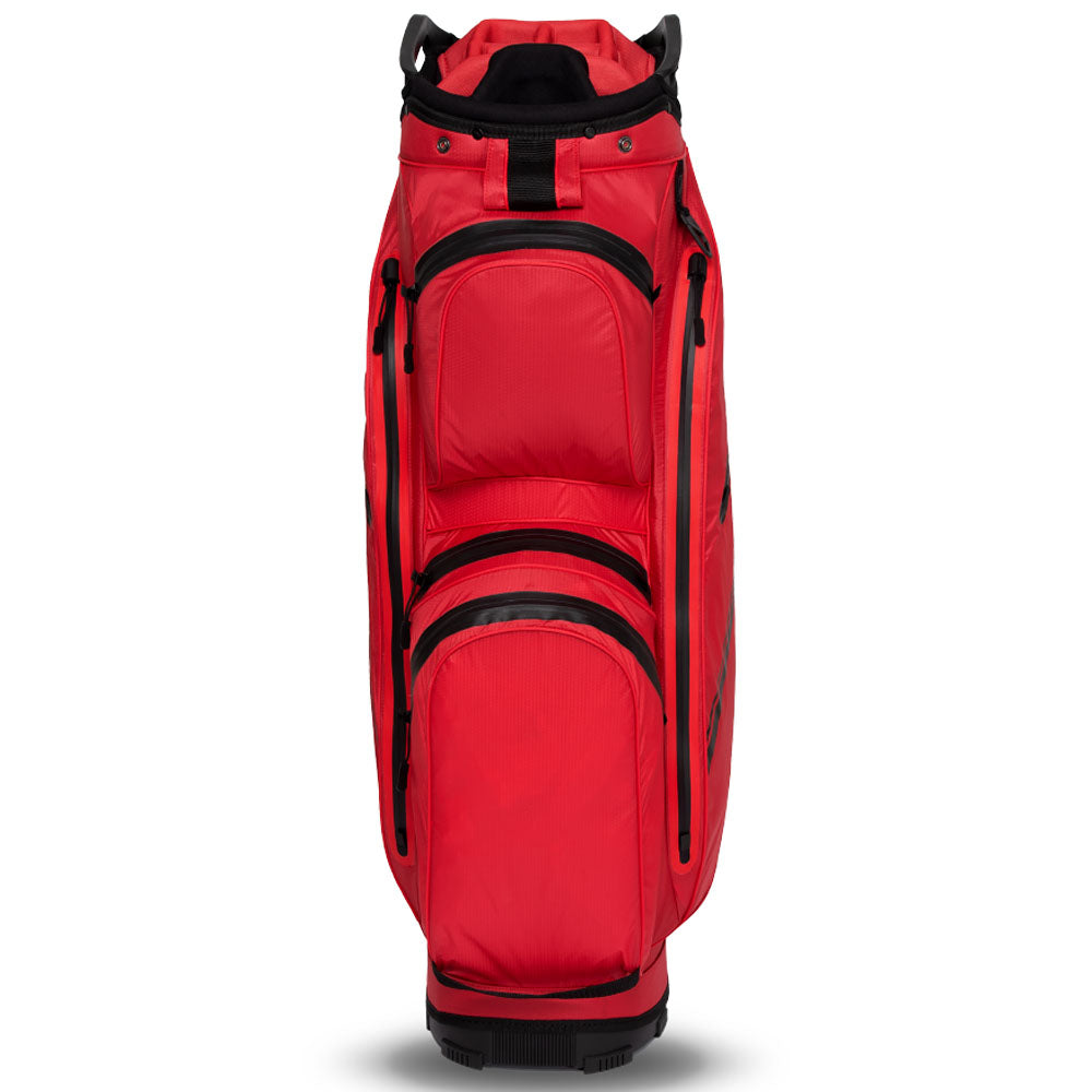 Chase 14 Dry Waterproof Cart Bag - Red/Black