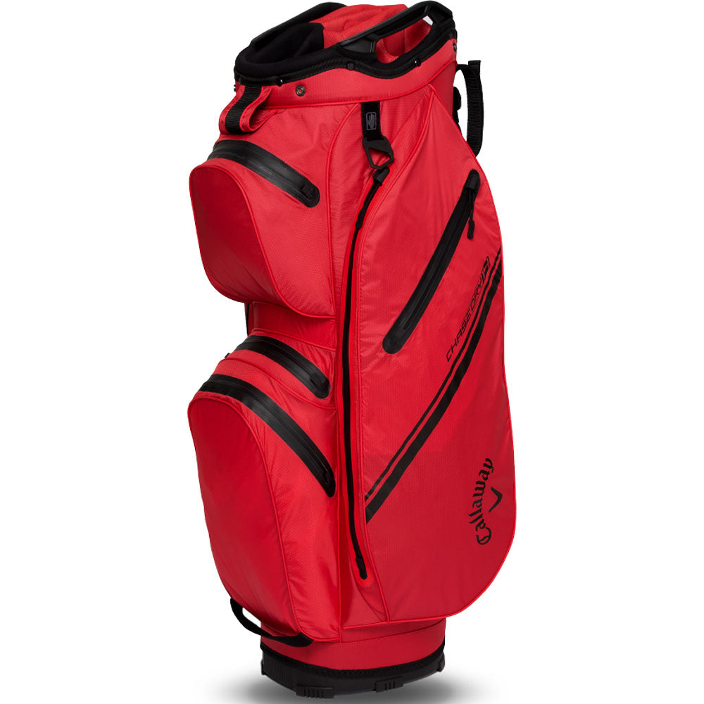 Chase 14 Dry Waterproof Cart Bag - Red/Black