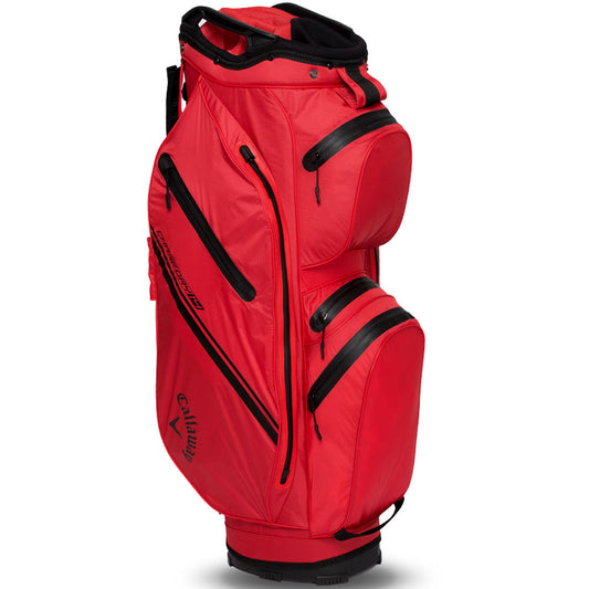 Chase 14 Dry Waterproof Cart Bag - Red/Black