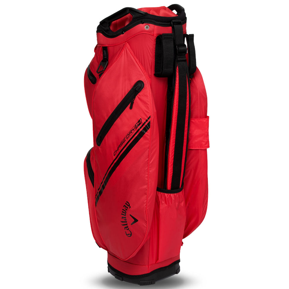 Chase 14 Dry Waterproof Cart Bag - Red/Black