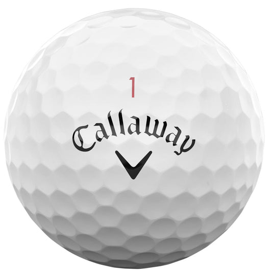 Callaway Chrome Soft White Golf Balls: Fast Core, Tour Urethane Cover, 12-Pack