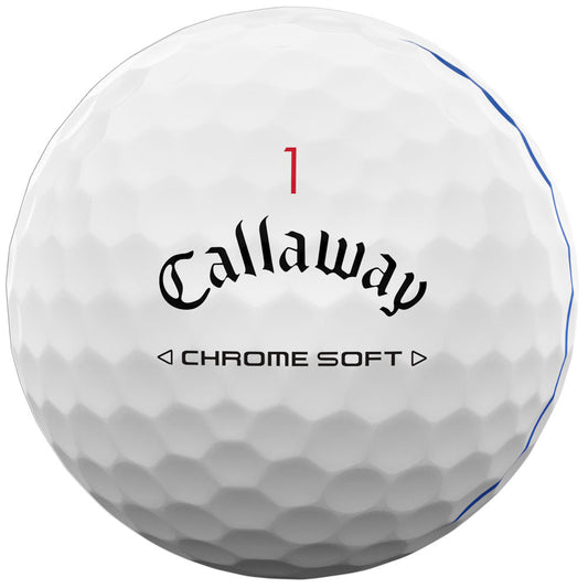 Callaway Chrome Soft Triple Track Golf Balls: Tour Quality, Distance, Spin, Soft Feel