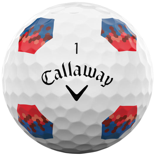 Callaway Chrome Soft TruTrack Golf Balls: White 12-Pack, Enhanced Alignment