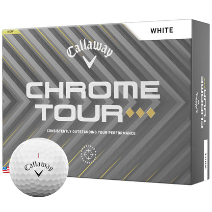 Callaway Chrome Tour TD Golf Balls: 12-Pack, Fast Core, Ultimate Tour Control