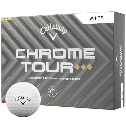 Callaway Chrome Tour TD Golf Balls: 12-Pack, Fast Core, Ultimate Tour Control