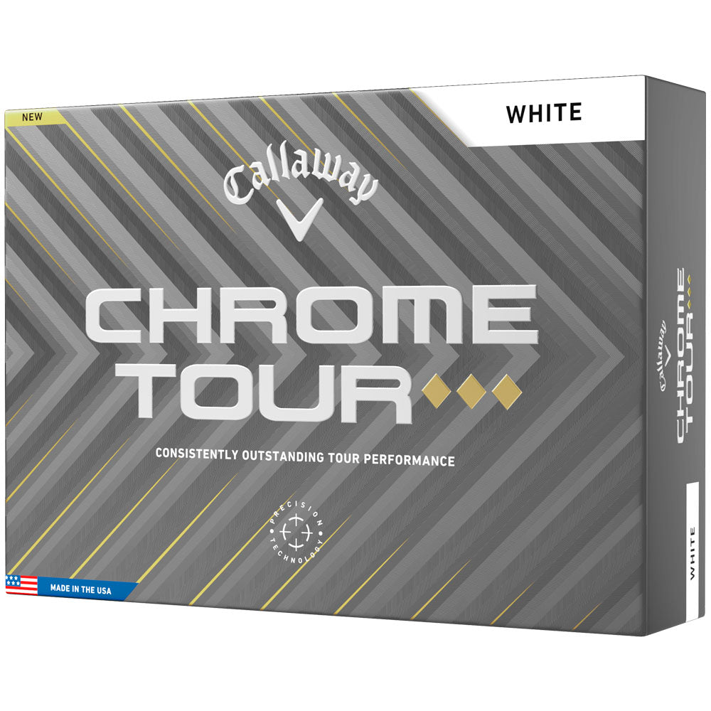 Callaway Chrome Tour TD Golf Balls: 12-Pack, Fast Core, Ultimate Tour Control