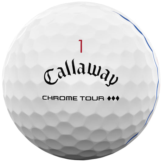 Callaway Chrome Tour TD Golf Balls: Triple Track, Speed, Control, White