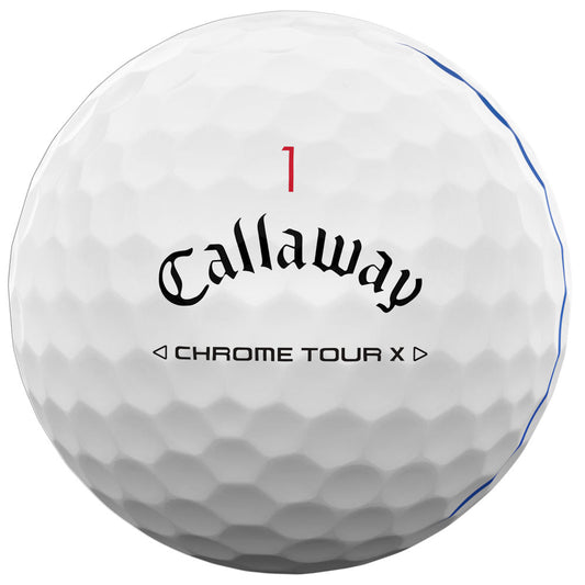 Callaway Chrome Tour X Triple Track Golf Balls 12-Pack: Speed, Control, Alignment