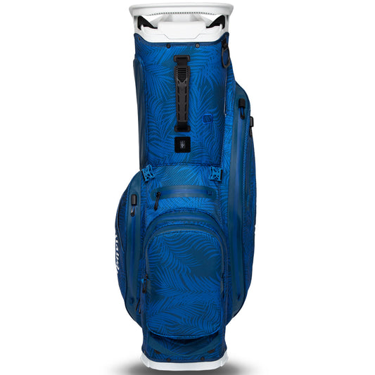 Fairway 14 HD Waterproof Stand Bag - Blue Palms/Light Grey
