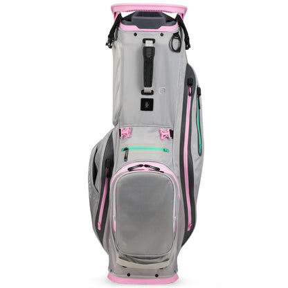 Fairway 14 HD Waterproof Stand Bag - Grey/Pink
