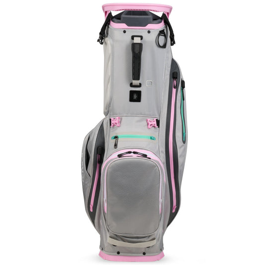 Fairway 14 HD Waterproof Stand Bag - Grey/Pink