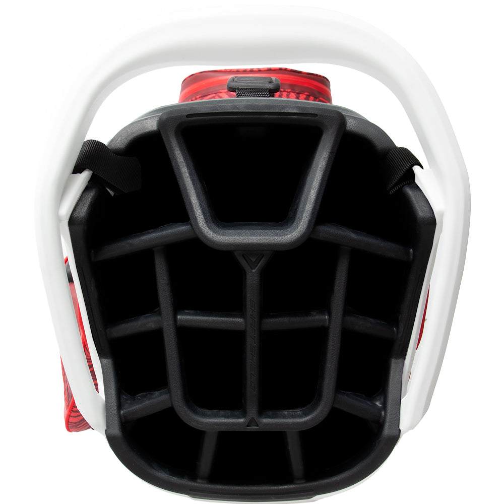 Fairway 14 HD Waterproof Stand Bag - Red Palms/Light Grey