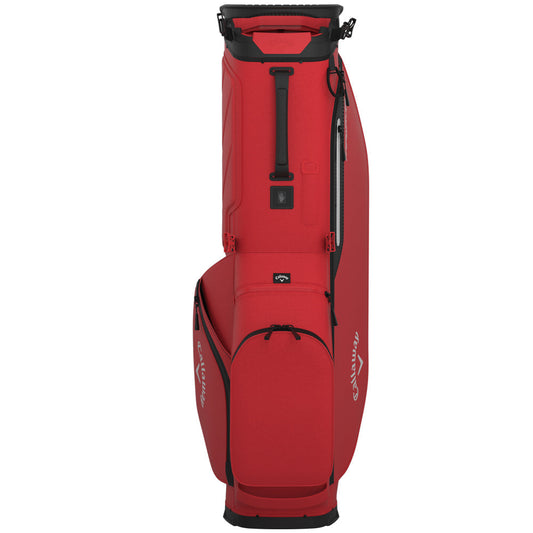 Fairway C Stand Bag - Fire Red/Black/White