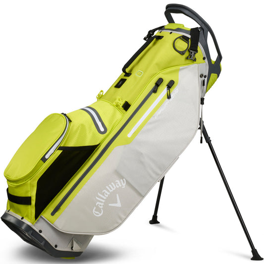 Fairway Plus HD Waterproof Stand Bag - Floral Yellow/Grey/Graphite