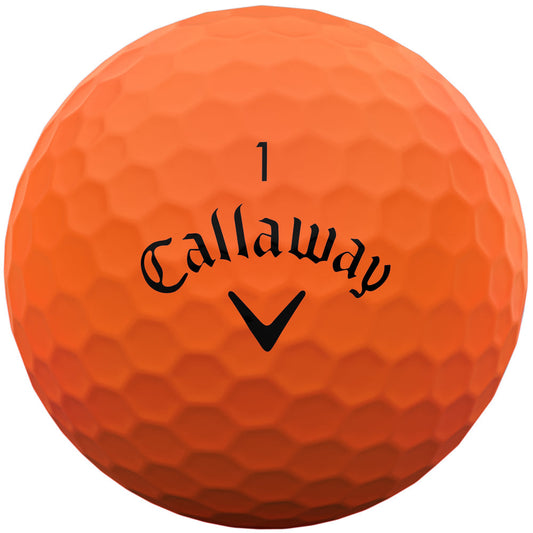 Callaway Supersoft Matte Orange Golf Balls: Distance, Super Soft Feel, Green Control