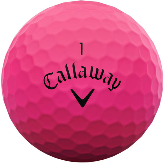 Callaway Supersoft Golf Balls - Matte Pink - Long Distance, Soft Feel, Control