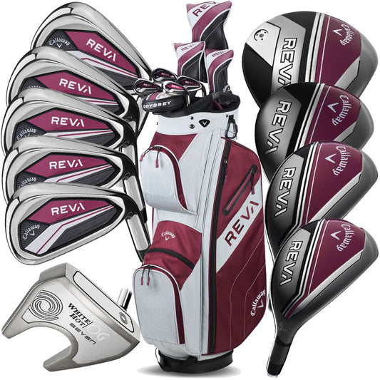 REVA 11-Piece Cart Bag Package Set Ladies - Eggplant