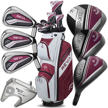REVA 8-Piece Cart Bag Package Set Ladies - Eggplant