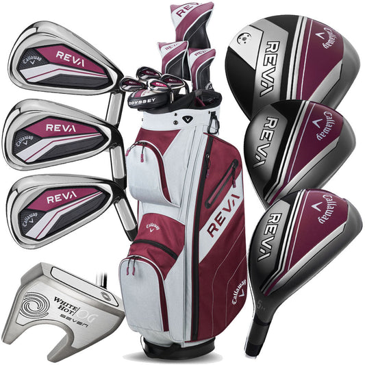 REVA 8-Piece Cart Bag Package Set Ladies - Eggplant