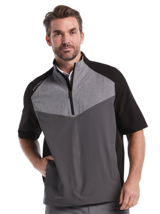 Mens 1/2 Zip Wind Jacket