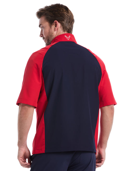 Mens 1/2 Zip Wind Jacket