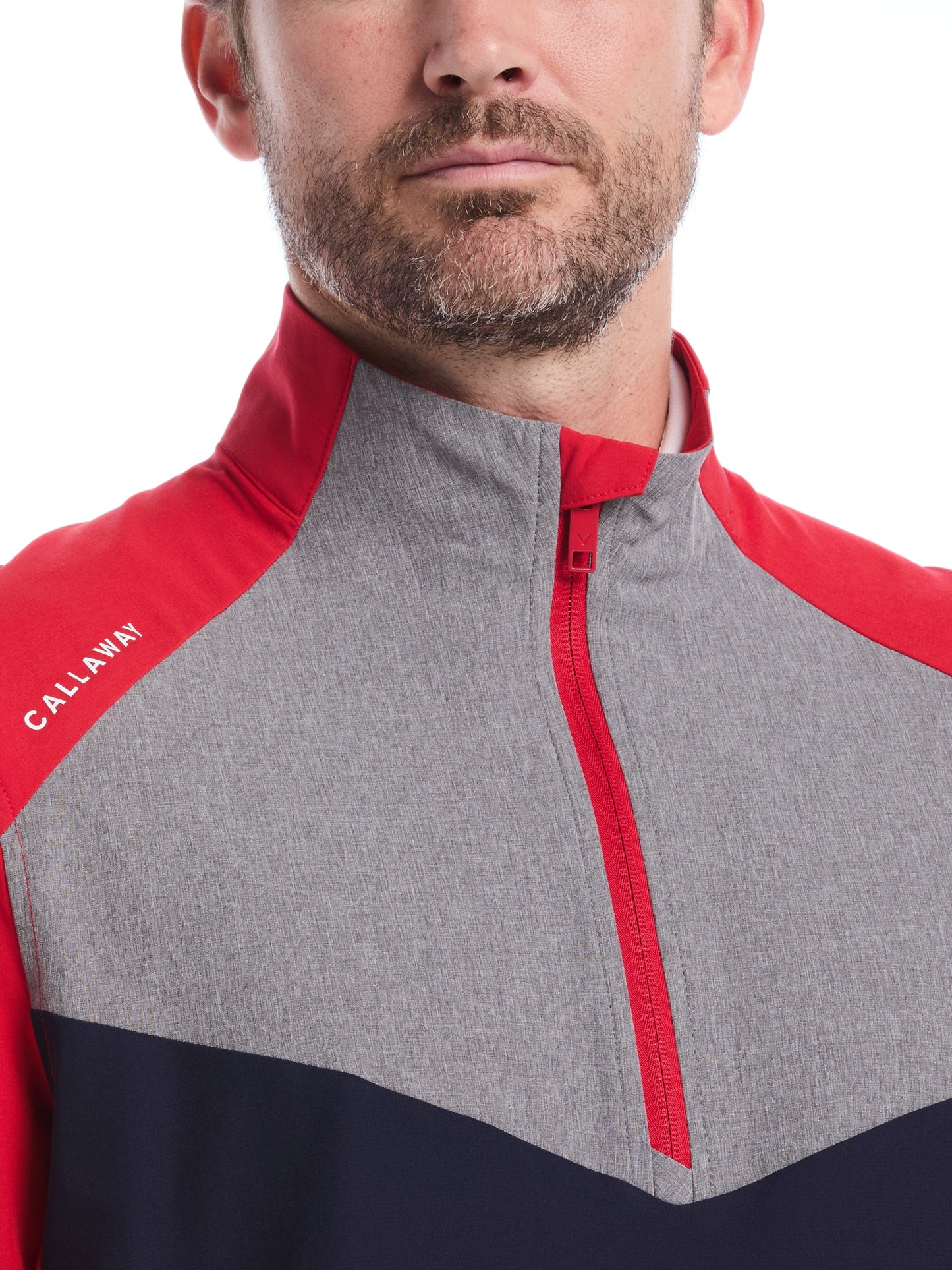Mens 1/2 Zip Wind Jacket