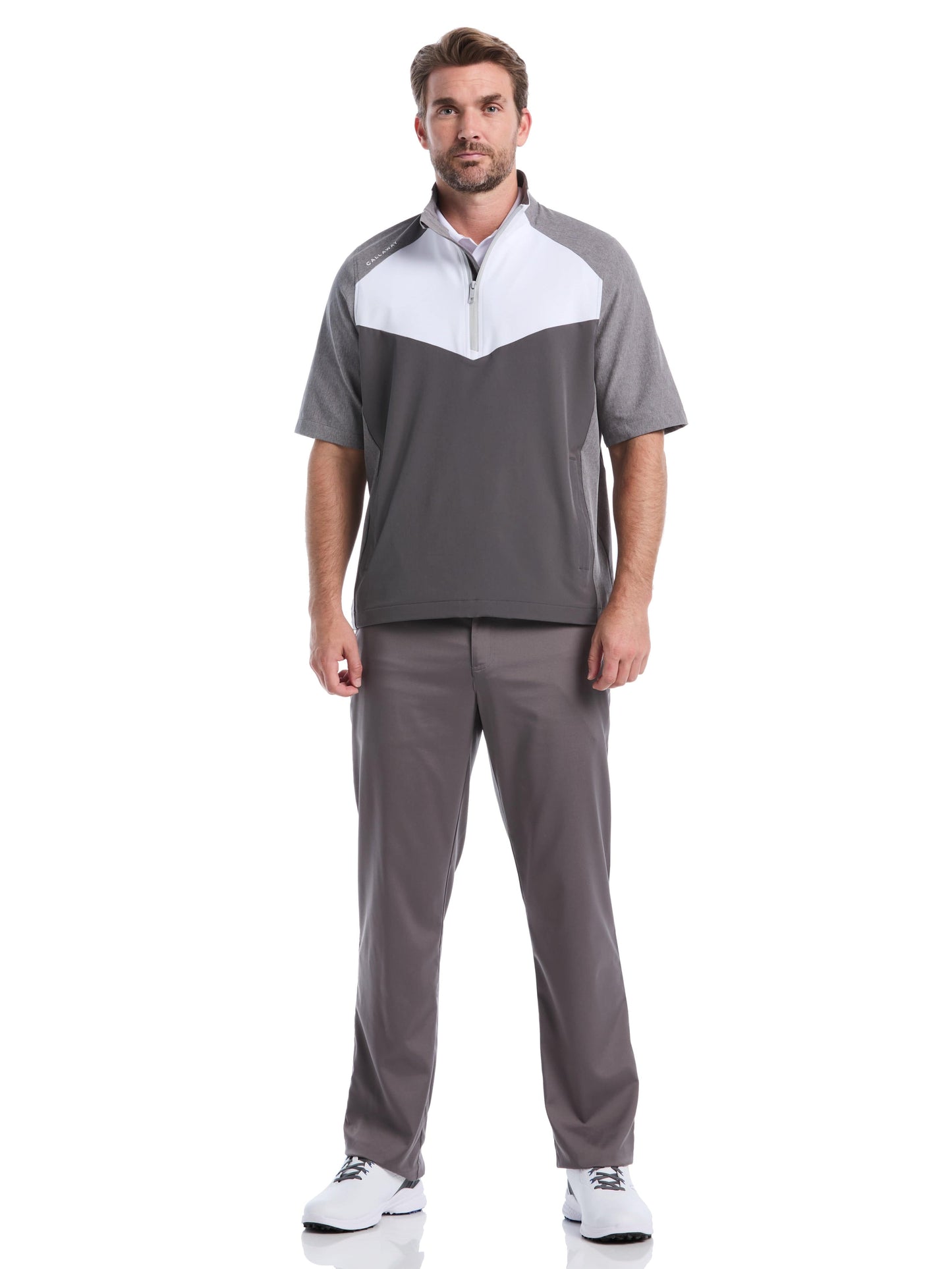 Mens 1/2 Zip Wind Jacket