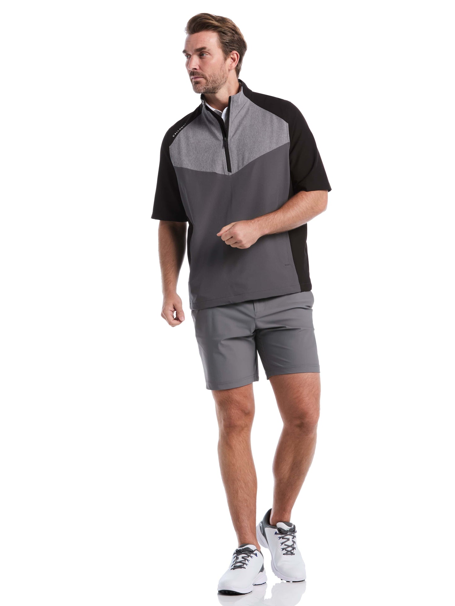 Mens 1/2 Zip Wind Jacket