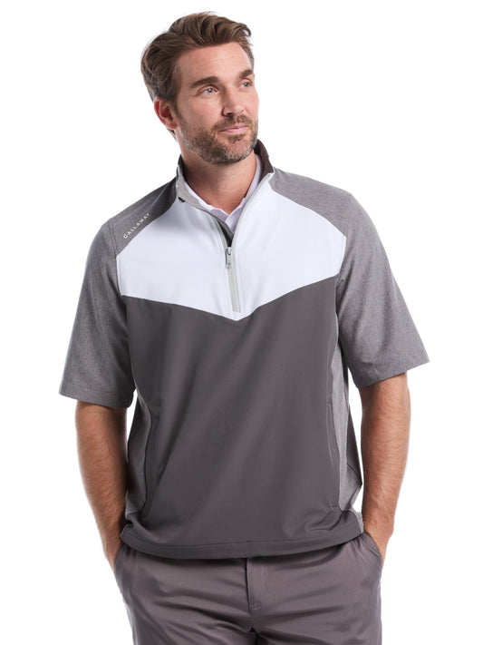 Mens 1/2 Zip Wind Jacket